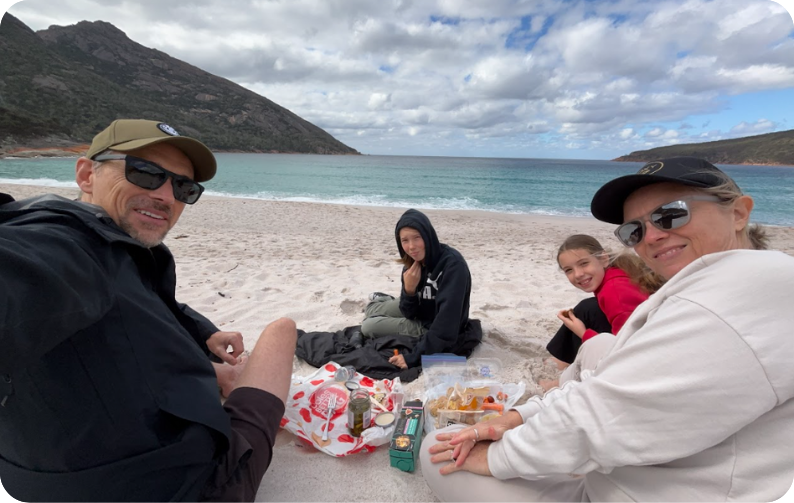 Picnic at Wineglass Bay